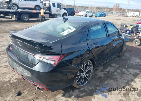 2023 Hyundai Elantra N z USA, uszkodzony, nr VIN KMHLW4AK1PU014569